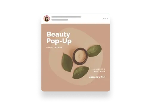Публикация в Instagram на тему совершенной красоты 
